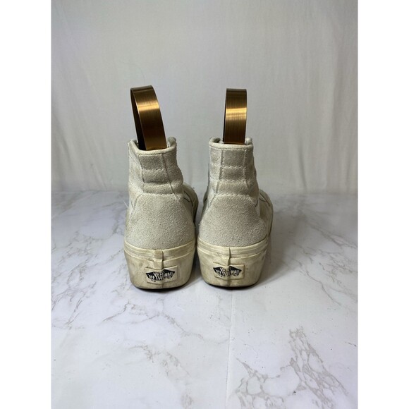 VANS Sk8-Hi Stackform Wedge Chunky Sneakers Sz Women 7/Men 5.5 Suede Gray - Picture 3 of 7